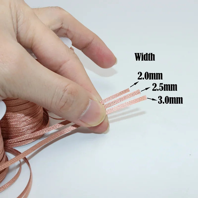 Length 15/8M Strong Solder Wick Desoldering Copper Wire Mesh Braid Width 2/2.5/3.0mm PCB BGA  Remover Tin Welding Soldering Tool