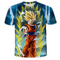 Anime Dragon Ball Son Goku 3D Print Kids T Shirt Summer Fashion Casual T-shirt Boy Girl Unisex Children's Clothing Tshirt Tops