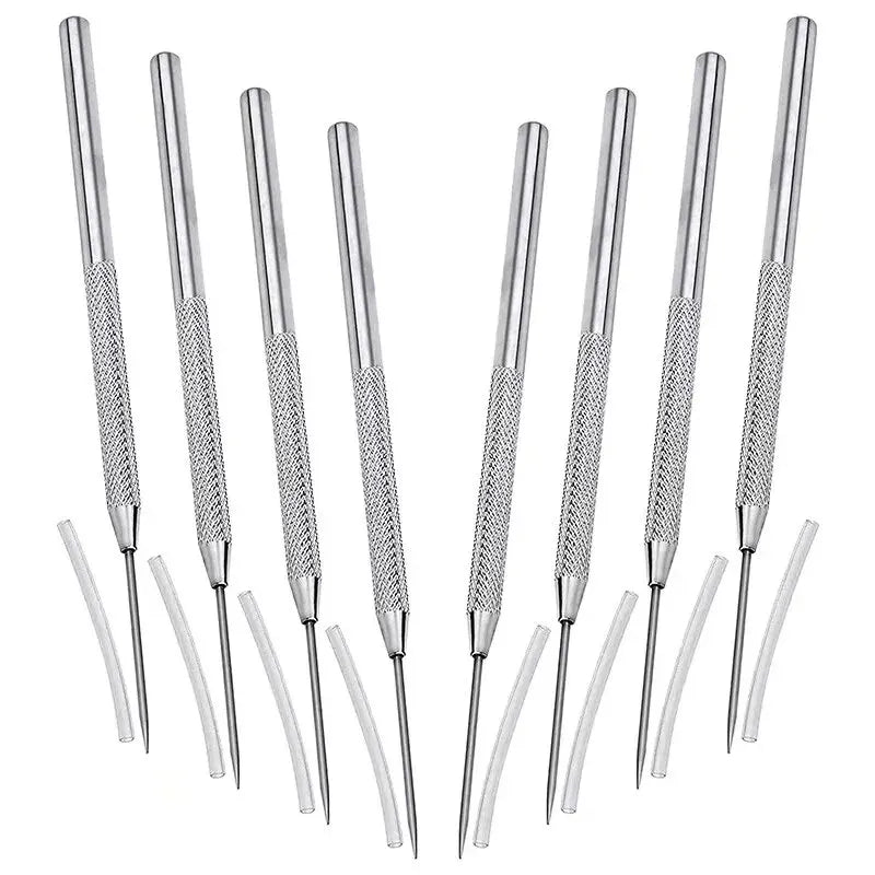 4pcs Aluminum Stick Detailing Needle Clay Tool Pottery Ceramics Tools Polymer Clay Sculpting Modeling DIY Tool Cake Accessories