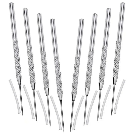 4pcs Aluminum Stick Detailing Needle Clay Tool Pottery Ceramics Tools Polymer Clay Sculpting Modeling DIY Tool Cake Accessories