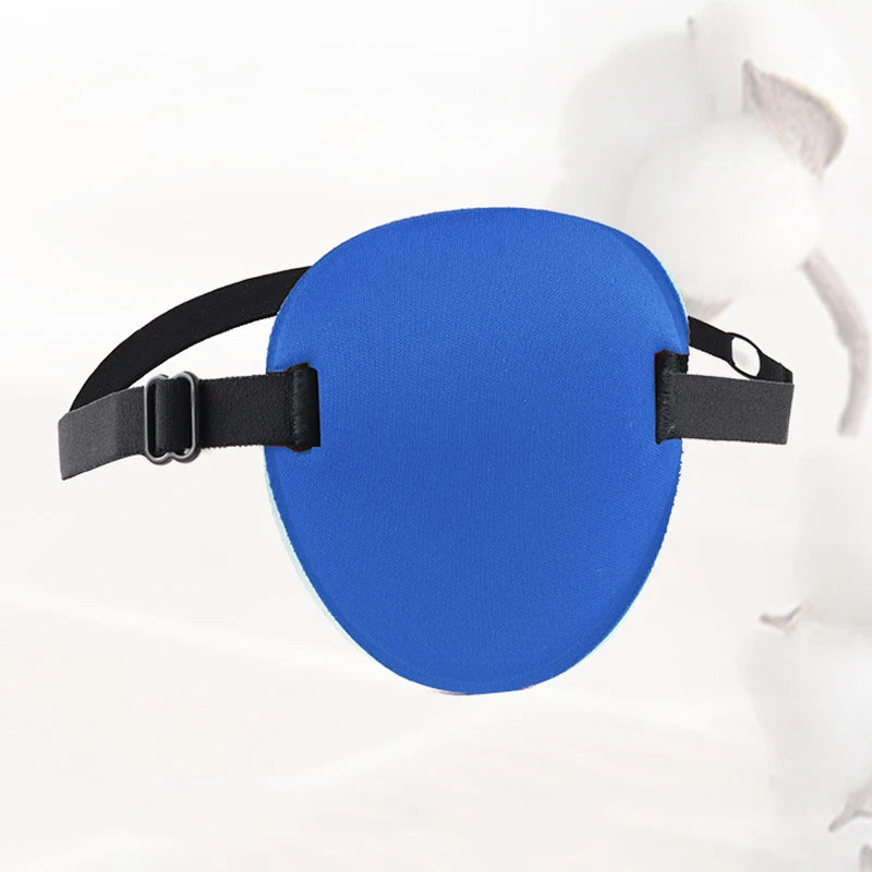 Single Eye Patch Adjustable 3D Foam Groove Breathable Eyeshade Eyes Medical Use Concave Strabismus Amblyopia Training Eye Mask