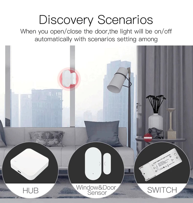 Tuya Zigbee Gateway Hub Smart Home Wireless Bridge SmartLife APP Remote Control Automation Device Works with Alexa Google Home