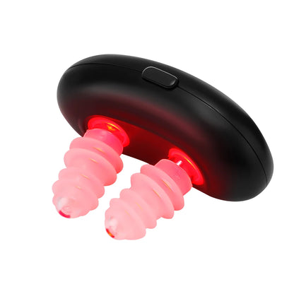 Recharge Cordless Smart Infrared Nasal Therapy Device Rhinitis Relief Low Frequency Pulse Nose Support Massage for Runny Nose