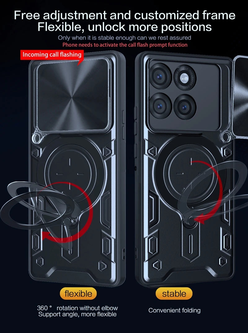 For Motorola Moto Edge 60 Pro 5G Case Shockproof Armor Cover For Moto Edge60 Pro Magnetic Holder Ring Stand Lens Protect Funda