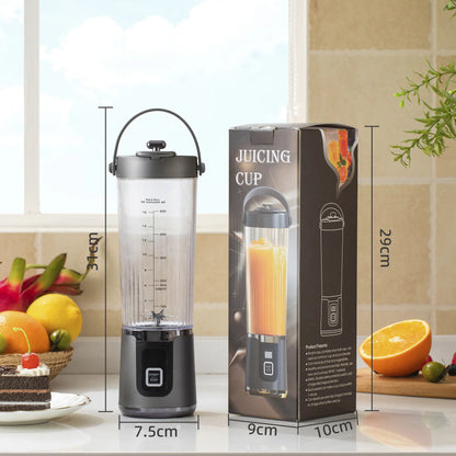 10 Blades Ultra Portable USB Rechargeable Juicer Cup 2 Cups Blender for Juice Smoothie Gym Travel Camping Home Kitchen