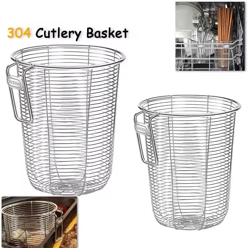 Kitchen Organizer 304 Stainless Steel Chopstick Holder Wall Hanging Drainer Modern Tableware Storage