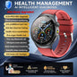 2026 New AI-Diagnosis Care Smartwatch ECG+PPG Accurate Uric Acid Blood Pressure Body Fat Five Organ Fitness Waterproof Smartwatc