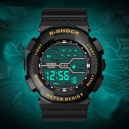 Men's Electronic Watch, Luminous Alarm Clock Sports Multi-function Boy Watch