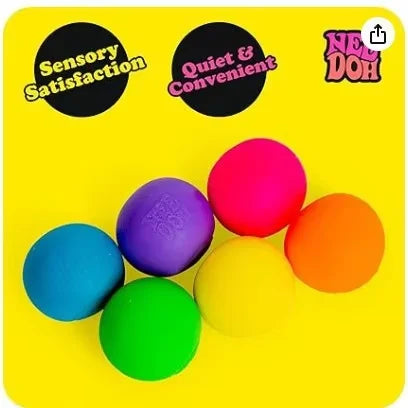 Needoh New Rainbow Teenie Stress Ball Fidget Stress Relief Blind Box Surprises Anti-stress Sensory Squeeze Party Squishy Toys