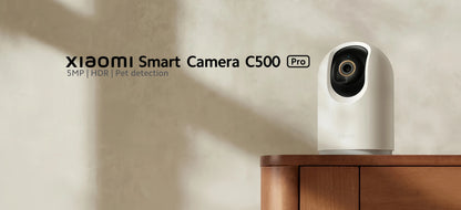 Xiaomi Smart Camera 3 Pro PTZ 5MP 3K Ultra Low Light Full Color HDR 2.4G/5G WiFi Bluetooth Mesh Gateway AI Detection 360° Home