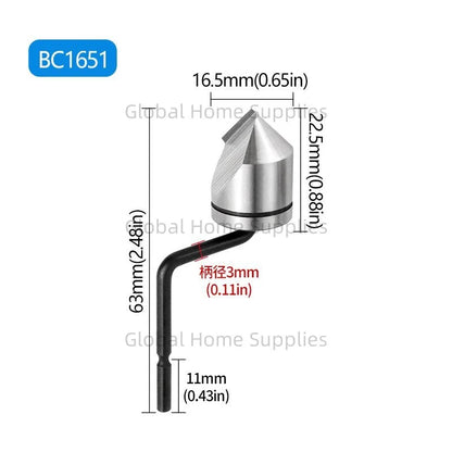 Deburring Trimming Tools RB1000 with Countersunk Chamfer Cutter BC6301/BC8301/BC1041/BC1651 Hand Carving Sharpen Trimmer