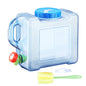 5/5.5/7.5/10L Capacity Pure Water Buckets Container With Faucet Driving Water Tank Emergency Water Storage Container For Outdoor