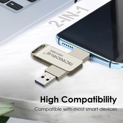 Type C USB Flash Drives 64GB 128GB 256GB OTG Pen Drive Memory Stick USB Key 3.0 Pendrive For Android PC Laptop
