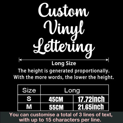3lines/1Set Custom Wedding Vinyl Lettering Decals Personalized Name Quote Backdrop Stickers DIY Wall Decor for Arch Sign
