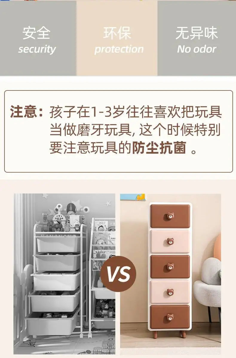 Cute Children Nightstands Nordic Pink Korean Children Nightstands Corner Cabinets Nachtkastje Kids Bedroom Furniture YN50CN