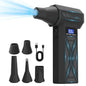 Type-C X6 Violent Fan Powerful Vacuum Dust Cleaner 140000RPM Strong Wind Fast Charging Brushless Turbo Blower Jet for Cleaning