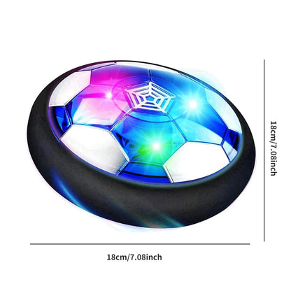 Hover Soccer Ball Kids Toy Indoor Floating Football with LED Light and Safe Bumper, Chritmas Gifts for Age 3+ Years Old Boys Gir