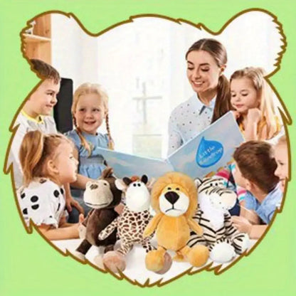 10 Pcs Stuffed Giraffe Plush Animal Toy, Super Soft Animal Toy with Realistic Details, Great for Kids and Baby Nurseries