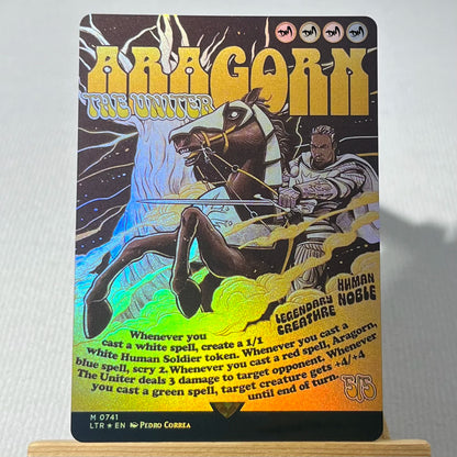 LTR FOIL3-01 Tcg proxy magic cards The One Ring Dawn of a New Age Shadow of the Enemy Hew the Entwood gather