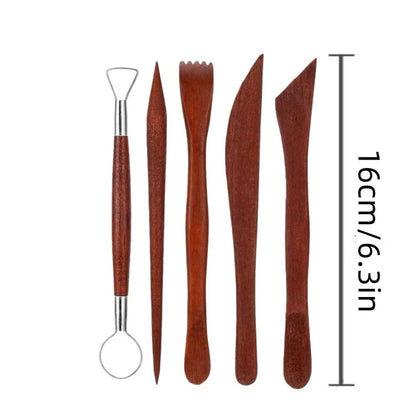 Pottery Clay Sculpting Tools Kit  Ceramic Wax Clays Carving Tools for Art Craft Pottery Sculpting Modeling Tool Set