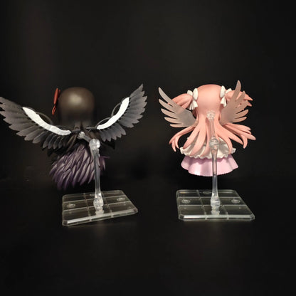 Chibi Puella Magi Madoka Magica Anime Figure Kaname Madoka Akemi Homura Pvc Model Collectible Desktop Decoration For Anime Fans