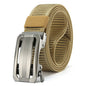 Automatic Buckle Light Comfortable Nylon Military Belt Outdoor Hunting Multifunctional Tactical Canvas Belt High Quality Men Bel