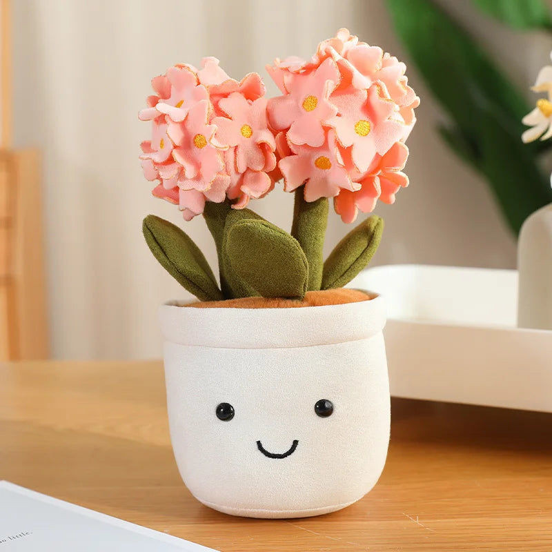Green Plant Potted Plants Lily Flowers Strawberries Lotus Flowers Persimmons Morning Glory Ornament Soft Birthday Gifts Decor