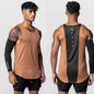 Summer men's vest gym clothing man Quick Drying tank tops Indoor fitness basketball vest Breathable men's clothing vest for man