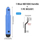 Metal Deburring Tool Kit Burr Remover Hand Tool Anti-Slip Handle with 10pcs Sharp Deburring Blades for Copper Wood Plastic