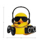 Adorable Gaming Duck Figurine With Headset & Sunglasses Funny Desk Decor for Home Office Car Dashboard Gamer Room Unique Gifts