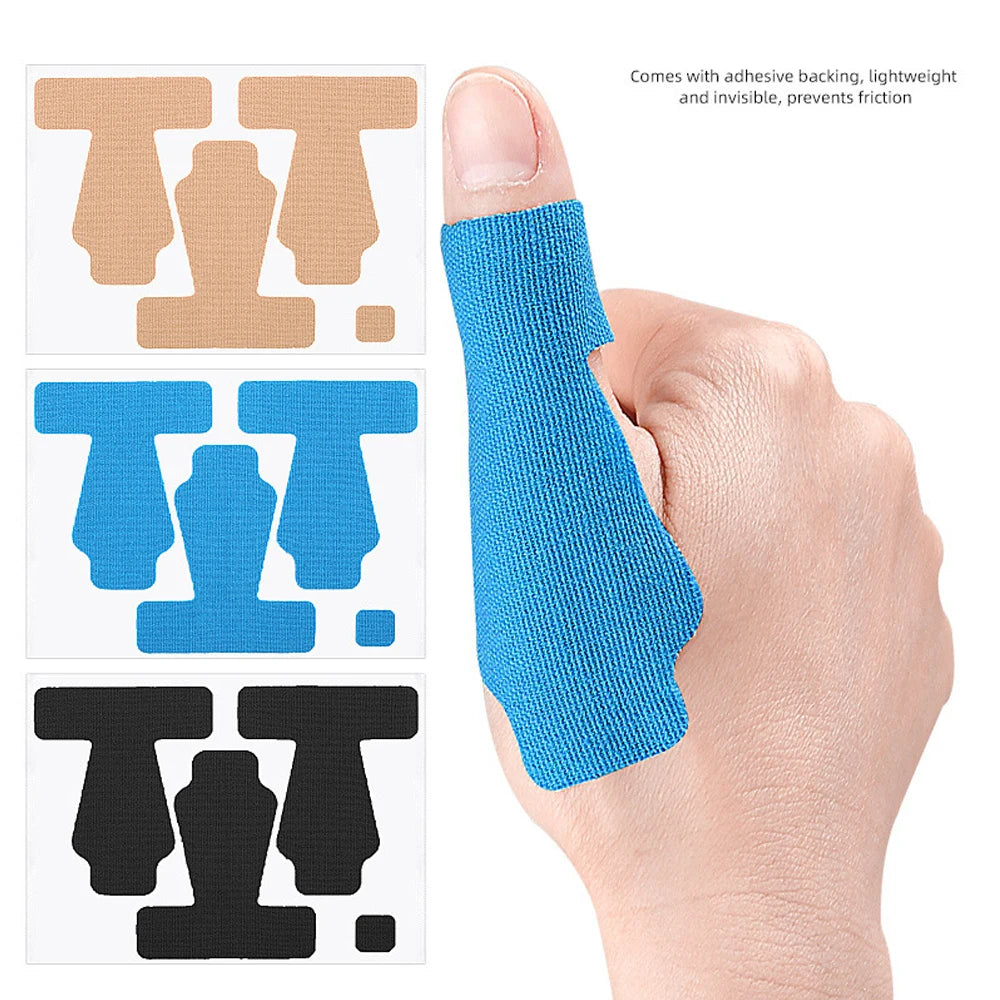 5Pcs/Set Thumb Support Tape for Arthritis - Self Adhesive Thumb Protecting Straps, Elastic Thumb Pain Relieving Patch for Sport