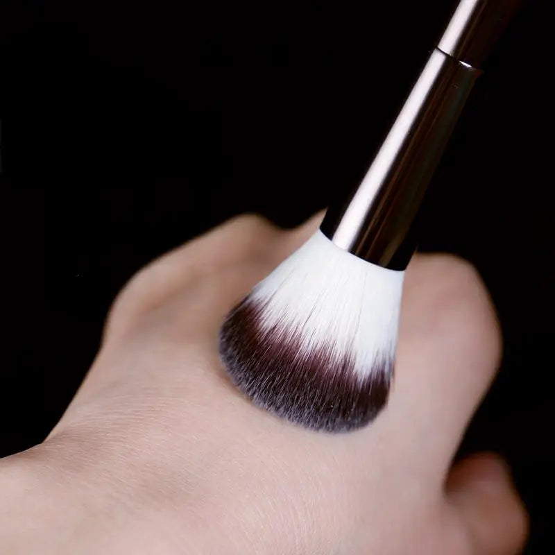 Hourglass Makeup Brush- No.18 Veil Powder Brush Soft Fiber Hair Double Head Powder Fashion Design Single Face Brush