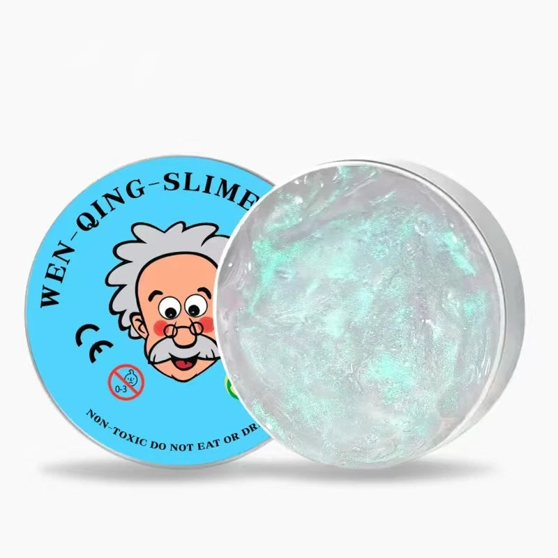 Stress Relief Toys Putty Crystal Vibrant Glass Mud Playdough Reusable Non-Newtonian Fluid Children's Toy Pinchle Birthday Gift