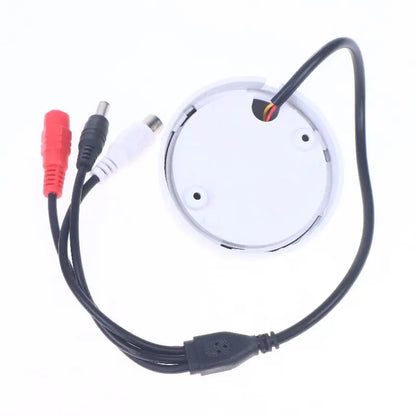 1Pcs For CCTV Surveillance Security IP Camera Built In Preamp Wired Voice Audio Monitoring MIC Sound Pickup Microphone