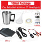 Car Headlight Chemical Polishing Kit Headlights Liquid Polymer Repair Fluid Scratch Remover Car Headlamp Liquid Restoration Kits