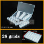 Transparent Plastic Box Screw Compartment Box Jewelry Earring Display Case Container Clear Terminal Organizer Tool Storage boxes