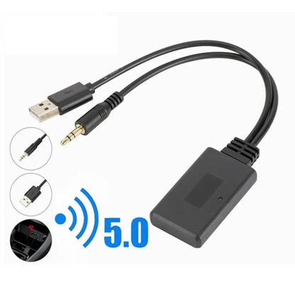 1PC For BMW E90 E91 E92 E93 3.5 mm Plug Universal Bluetooth Radio Cable Adapter Car AUX Bluetooth 5.0 Music Audio Receiver
