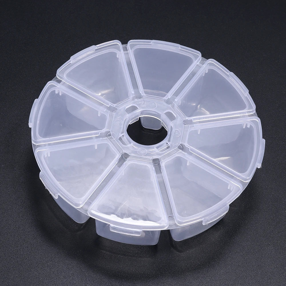 1 Pc Plastic Jewelry Box 5-28 Compartment Slot Organizer Storage Beads Container Adjustable Jewelry Storage Box Rectangle Case