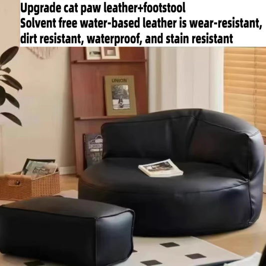 Lazy Bean Bag Sofa Seating Sleeping Tatami Chair Bedroom Room Black Single Sofa Boneless Couch 1-person Hotel Home Furniture