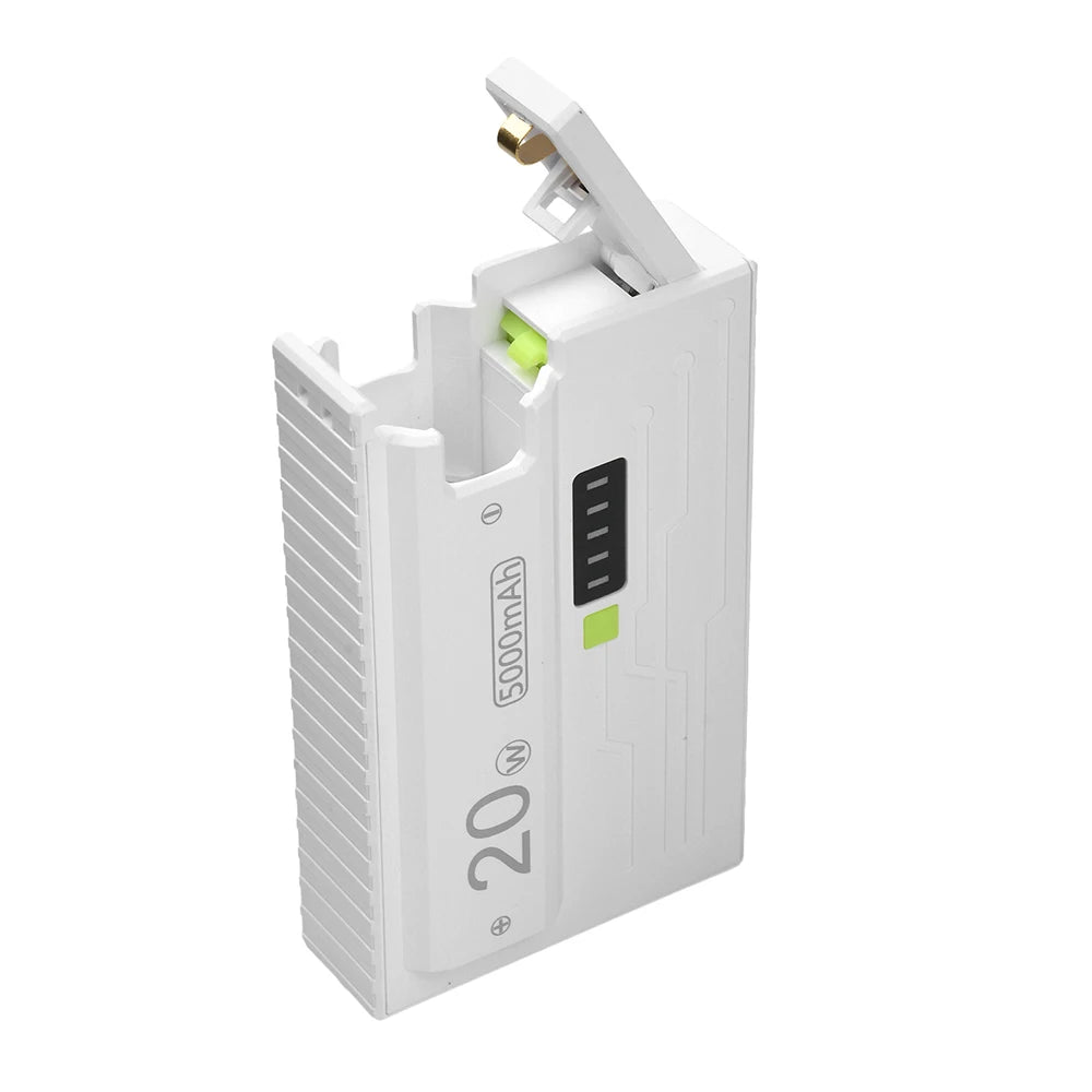 Power Bank Case 1 *21700 Battery Box DIY Kit USB Type-C 20W Fast Charging Power Bank Box Dual Mode Suppors Small Current