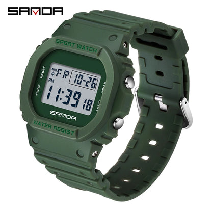 SANDA Fashion Top Brand G Style Digital Men's Watch Luxury Military Sport Waterproof Alarm Stopwatch Clock Men Relogio Masculino