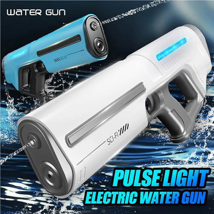 Children's Fully Automatic Water Storage Gun Large Capacity Electric Water Absorbing Toy Gun Summer Outdoor Water Toy Gift
