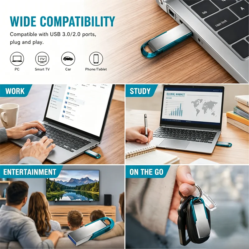 High Speed USB 3.0 Pen Drive Original 512GB 256GB Flash Drive OTG U Disk Memory Stick 128GB 64GB For Storage Devices Pendrive