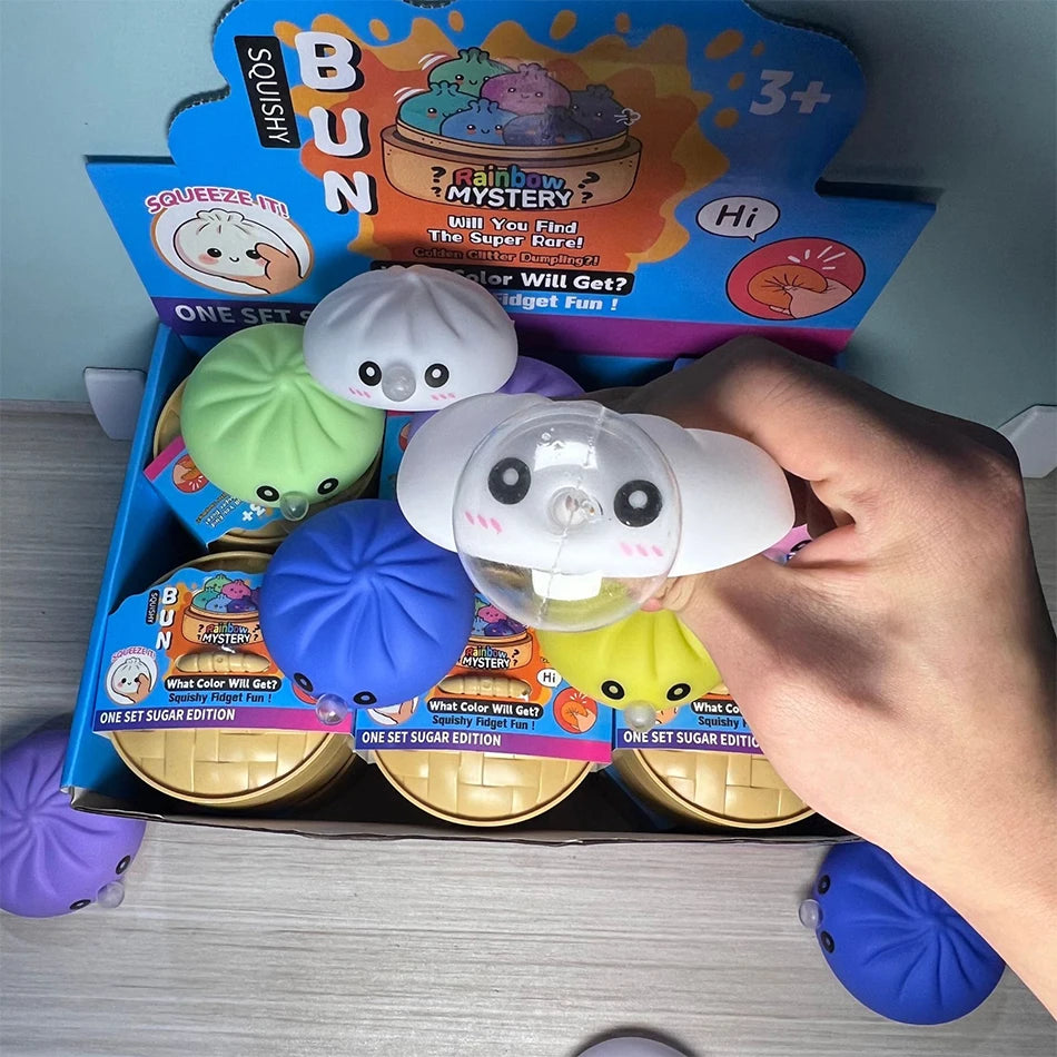 Trending blowing bubbles Toy, Soft Jelly Squeeze Stress Relief Fidget Toy, Relieve stress Sensory Need for Adults & Gift