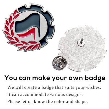 [Minimum 100pcs] Custom Logo Enamel Pin Soft/Hard Label Customized Metal Badges Lapel Brooches On Backpack Or Friend Gift