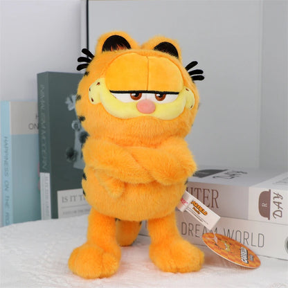 Original GARFIELD FAMILY Kawaii Soft Plush Toys Cute Cartoon Garfield Cat Odie Stuffed Animals Peluche Dolls Birthdays Gifts Kid