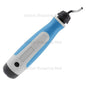 Deburring Tool Set NG1000 with 11 High Speed Steel Swivel Blades 360 Degree Rotary Head for Metal Resin Alu Copper Plastic PVC