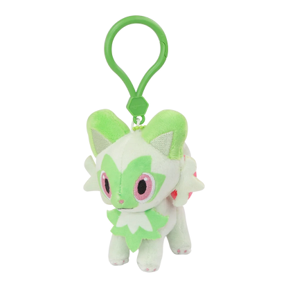 Pokemon Plush Keychain Anime Jigglypuff Gengar Sprigatito Urchin Mimikyu Sylveon Mew Umbreon Rowlet Stuffed Plushies Toys Gifts