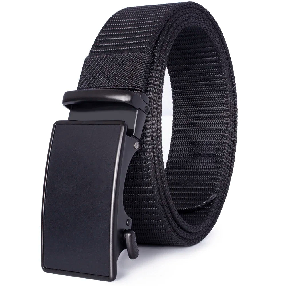 Automatic Buckle Light Comfortable Nylon Military Belt Outdoor Hunting Multifunctional Tactical Canvas Belt High Quality Men Bel