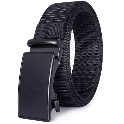 Automatic Buckle Light Comfortable Nylon Military Belt Outdoor Hunting Multifunctional Tactical Canvas Belt High Quality Men Bel